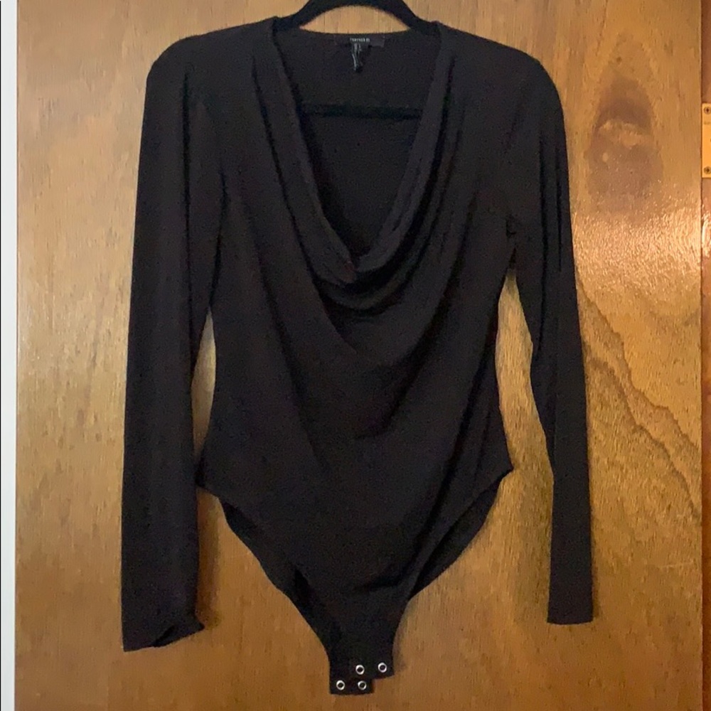 Black Long Sleeve Bodysuit